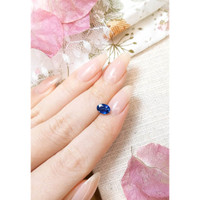 1.25 Ct. Blue Sapphire from Ceylon (Sri Lanka) Life Style