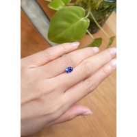 1.26 Ct. Blue Sapphire from Ceylon (Sri Lanka) Life Style