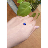 1.29 Ct. Blue Sapphire from Ceylon (Sri Lanka) Life Style