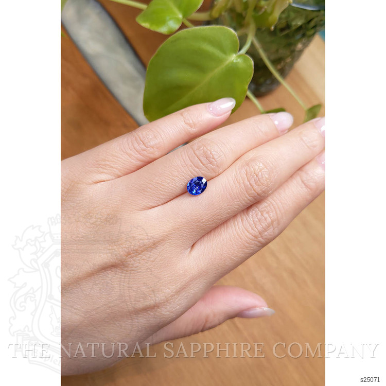 1.29 Ct. Blue Sapphire from Ceylon (Sri Lanka)