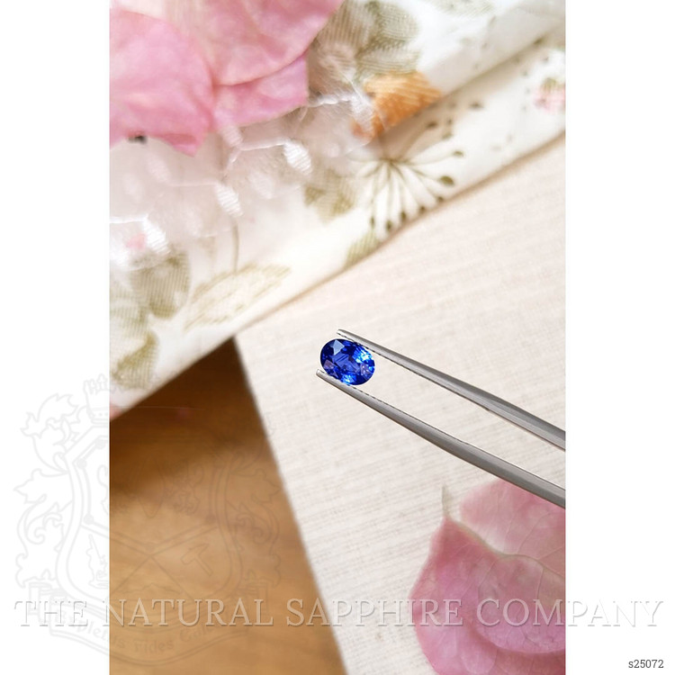1.10 Ct. Blue Sapphire from Ceylon (Sri Lanka)
