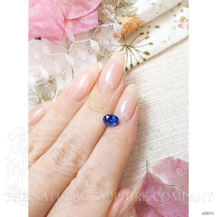 1.10 Ct. Blue Sapphire from Ceylon (Sri Lanka)