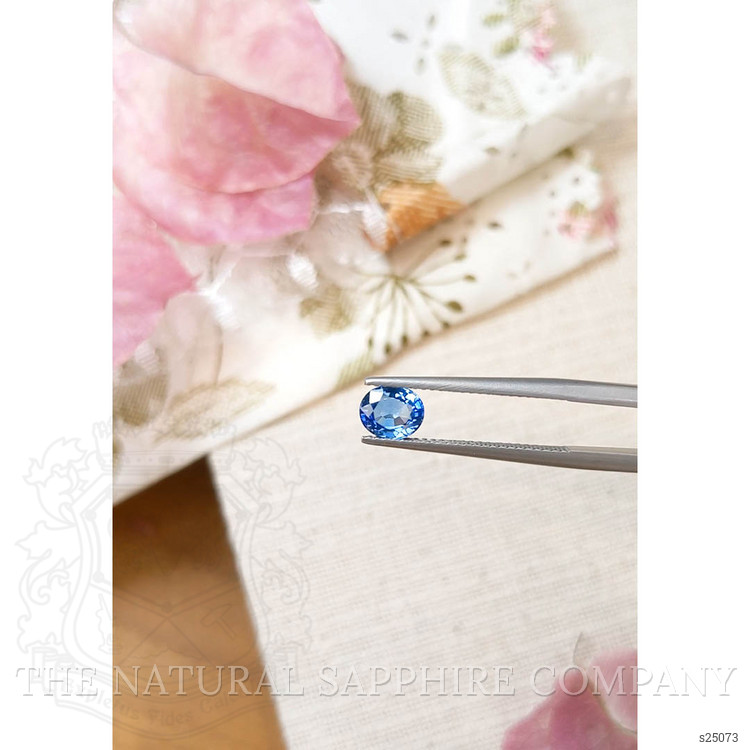 1.10 Ct. Blue Sapphire from Ceylon (Sri Lanka)