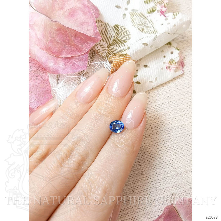 1.10 Ct. Blue Sapphire from Ceylon (Sri Lanka)