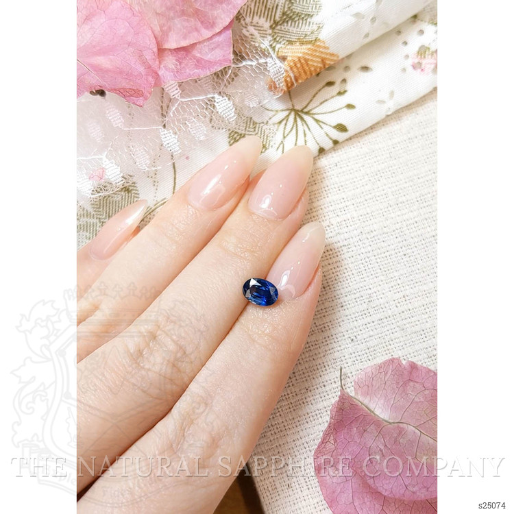 1.10 Ct. Blue Sapphire from Ceylon (Sri Lanka)