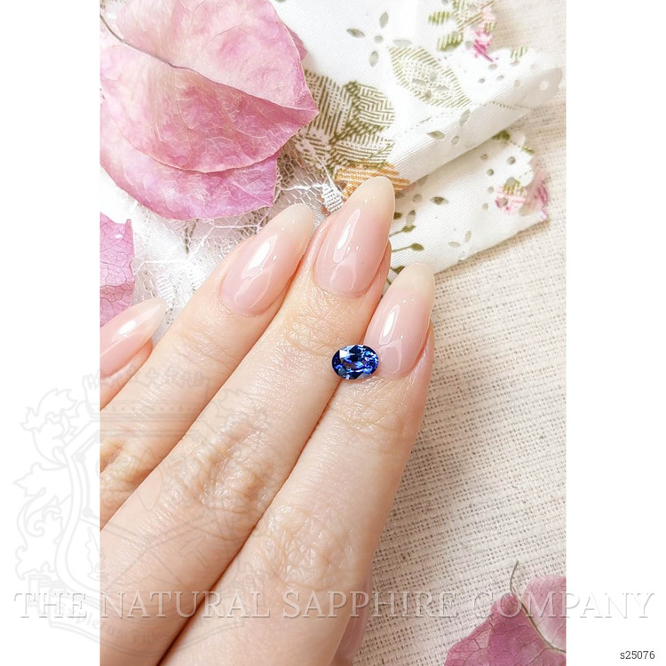 1.02 Ct. Blue Sapphire from Ceylon (Sri Lanka)