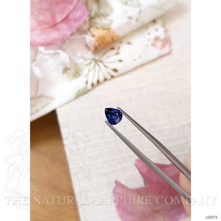0.99 Ct. Blue Sapphire from Ceylon (Sri Lanka)