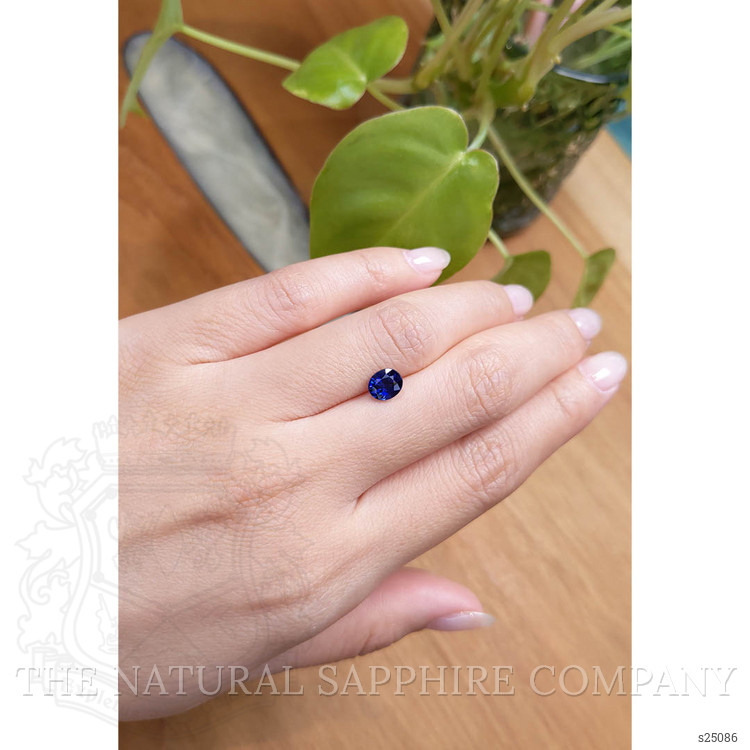 1.22 Ct. Blue Sapphire from Ceylon (Sri Lanka)
