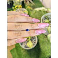 0.63 Ct. Color Change Sapphire from Ceylon (Sri Lanka) Life Style