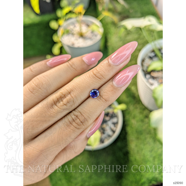 0.83 Ct. Bi Color Sapphire from Ceylon (Sri Lanka)