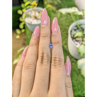 0.48 Ct. Violet Sapphire from Ceylon (Sri Lanka) Life Style