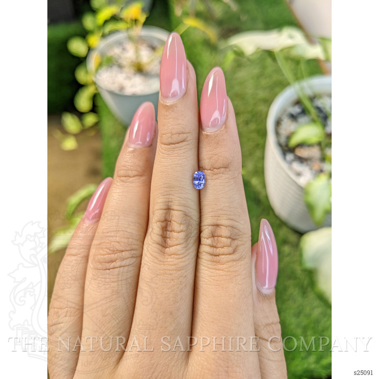 0.48 Ct. Violet Sapphire from Ceylon (Sri Lanka)