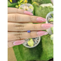 0.48 Ct. Violet Sapphire from Ceylon (Sri Lanka) Life Style