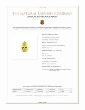 0.46 Ct. Greenish Yellow Sapphire from Ceylon (Sri Lanka) Scan Report