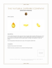 2.00 Ct. Orangish Yellow Sapphire from Ceylon (Sri Lanka) Appraisal
