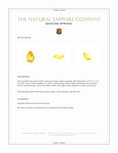 2.00 Ct. Yellow Sapphire from Ceylon (Sri Lanka) Appraisal