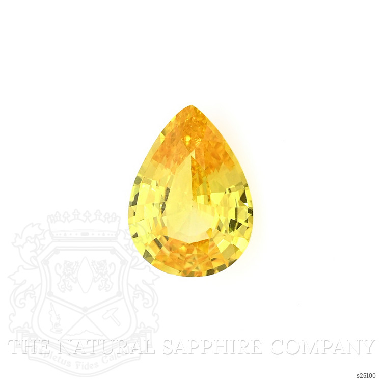 2.00 Ct. Orangish Yellow Sapphire from Ceylon (Sri Lanka)