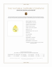 2.62 Ct. Yellow Sapphire from Ceylon (Sri Lanka) Scan Report