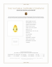 3.04 Ct. Yellow Sapphire from Ceylon (Sri Lanka) Scan Report