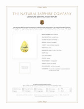 3.21 Ct. Yellow Sapphire from Ceylon (Sri Lanka) Scan Report