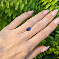 1.62 Ct. Blue Sapphire from Ceylon (Sri Lanka) Life Style