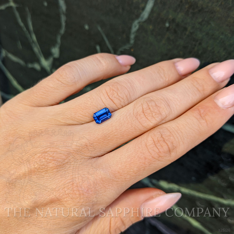 1.67 Ct. Blue Sapphire from Ceylon (Sri Lanka)