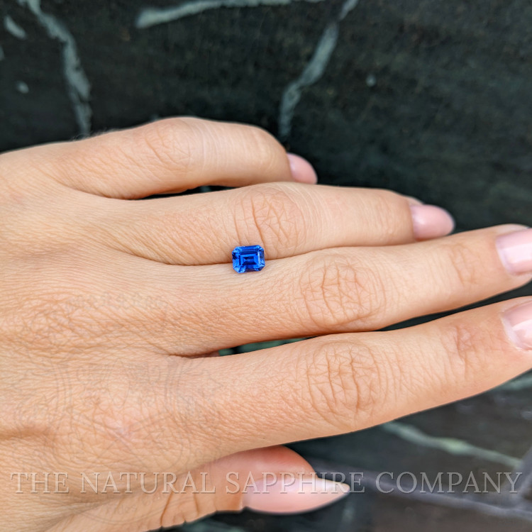 0.92 Ct. Blue Sapphire from Ceylon (Sri Lanka)