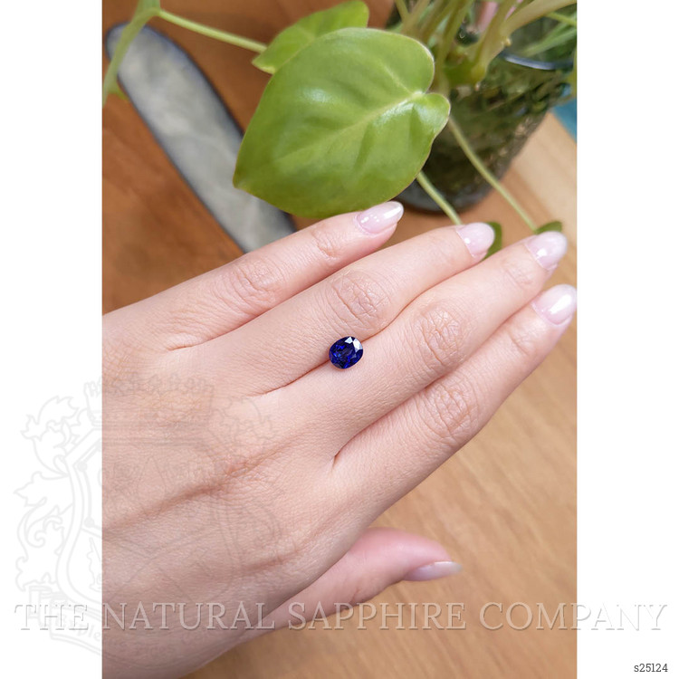 1.62 Ct. Blue Sapphire from Ceylon (Sri Lanka)