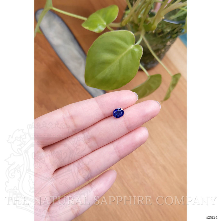 1.62 Ct. Blue Sapphire from Ceylon (Sri Lanka)