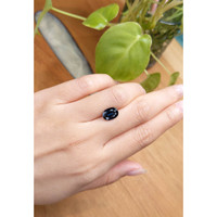2.89 Ct. Blue Sapphire from Ceylon (Sri Lanka) Life Style