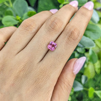 1.67 Ct. Pink Sapphire from Ceylon (Sri Lanka) Life Style