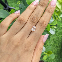 2.62 Ct. Peach Sapphire from Ceylon (Sri Lanka) Life Style
