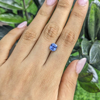 2.44 Ct. Blue Sapphire from Madagascar Life Style