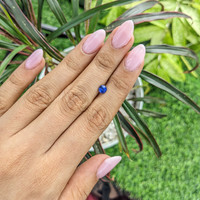 0.70 Ct. Blue Sapphire from Ceylon (Sri Lanka) Life Style