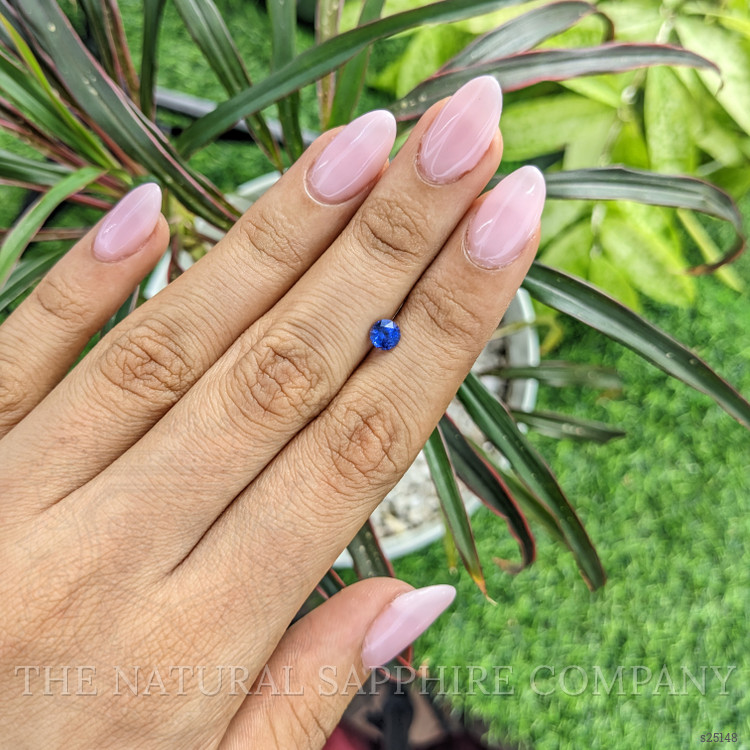 0.70 Ct. Blue Sapphire from Ceylon (Sri Lanka)