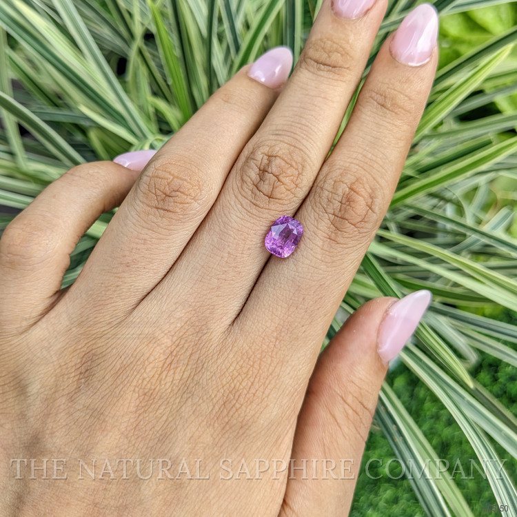3.15 Ct. Pinkish Purple Sapphire from Ceylon (Sri Lanka)