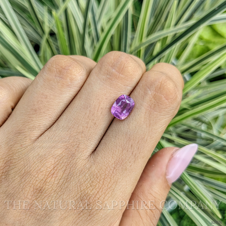 3.15 Ct. Pinkish Purple Sapphire from Ceylon (Sri Lanka)