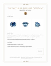 2.55 Ct. Sapphire from Madagascar Appraisal