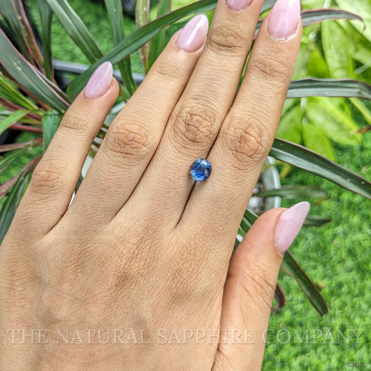 2.55 Ct. Greenish Blue Sapphire from Madagascar