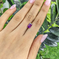 2.14 Ct. Purplish Pink Sapphire from Madagascar Life Style