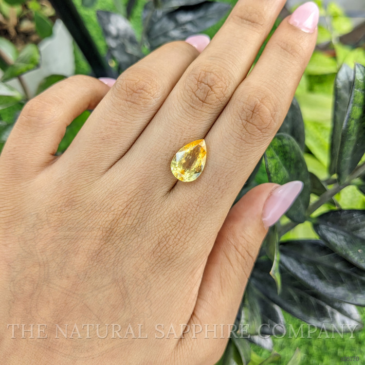 6.77 Ct. Yellow Sapphire from Ceylon (Sri Lanka)