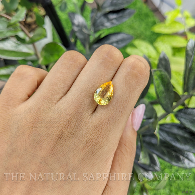 6.77 Ct. Yellow Sapphire from Ceylon (Sri Lanka)