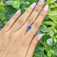 4.07 Ct. Blue Sapphire from Ceylon (Sri Lanka) Life Style