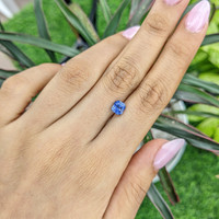 1.58 Ct. Blue Sapphire from Ceylon (Sri Lanka) Life Style