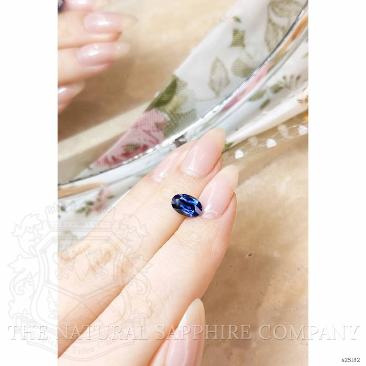 1.84 Ct. Blue Sapphire from Ceylon (Sri Lanka)