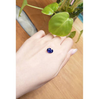 3.44 Ct. Blue Sapphire from Ceylon (Sri Lanka) Life Style