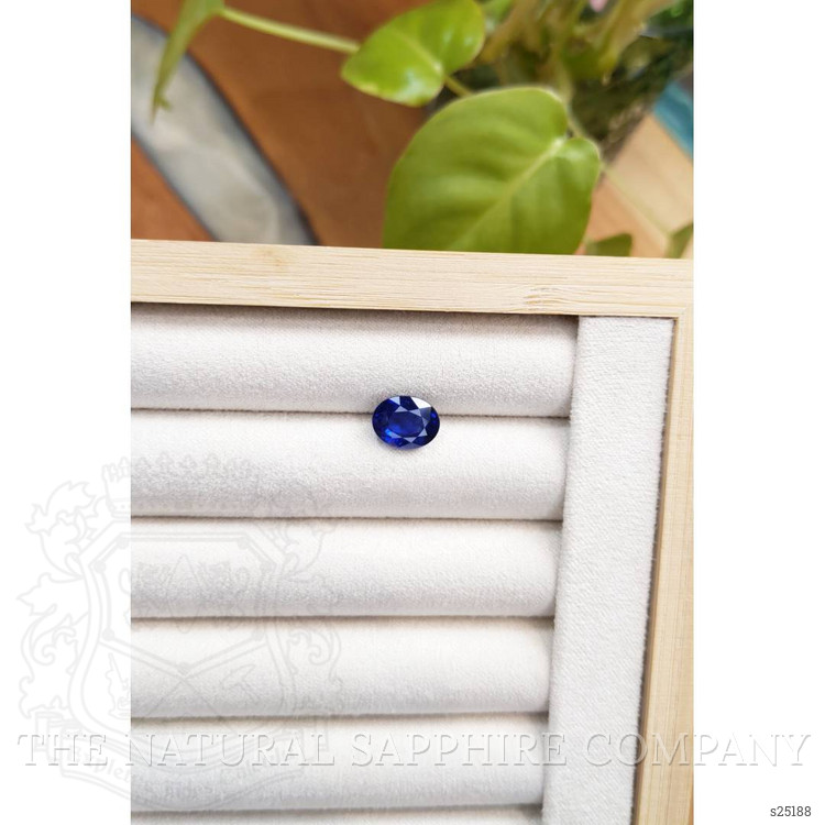 3.44 Ct. Blue Sapphire from Ceylon (Sri Lanka)