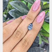 2.57 Ct. Blue Sapphire from Ceylon (Sri Lanka) Life Style