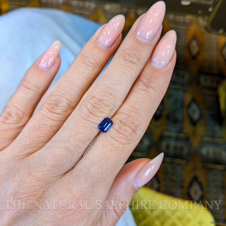 0.86 Ct. Blue Sapphire from Ceylon (Sri Lanka)