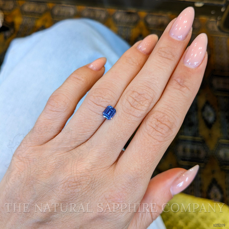 0.88 Ct. Blue Sapphire from Ceylon (Sri Lanka)